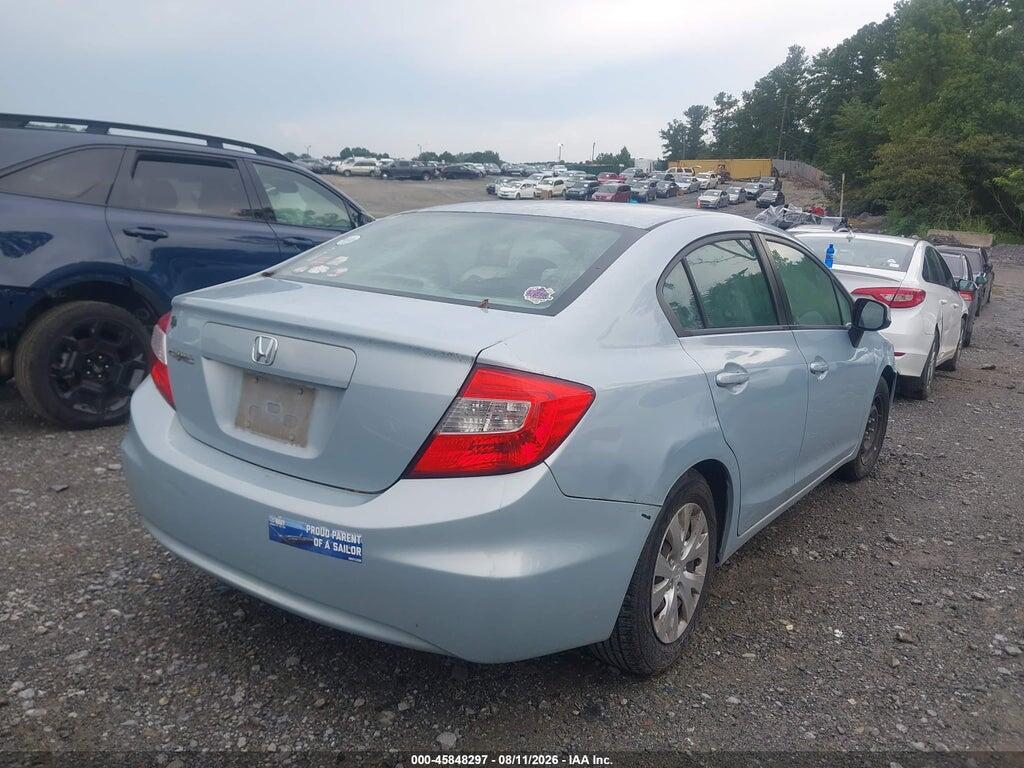 19XFB2F51CE078169 2012 HONDA CIVIC photo no. 4