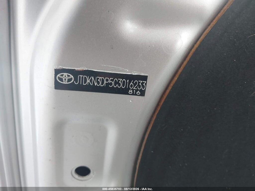 JTDKN3DP5C3016233 2012 TOYOTA PRIUS PLUG-IN photo no. 9
