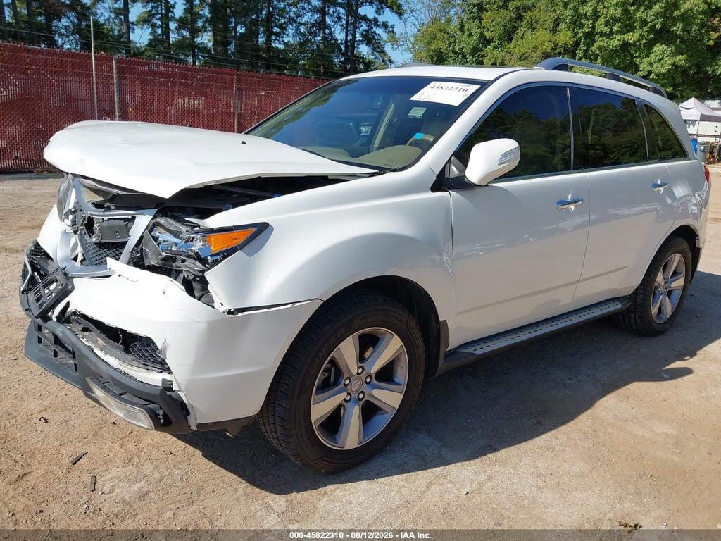 2HNYD2H20CH512893 2012 ACURA MDX photo no. 2