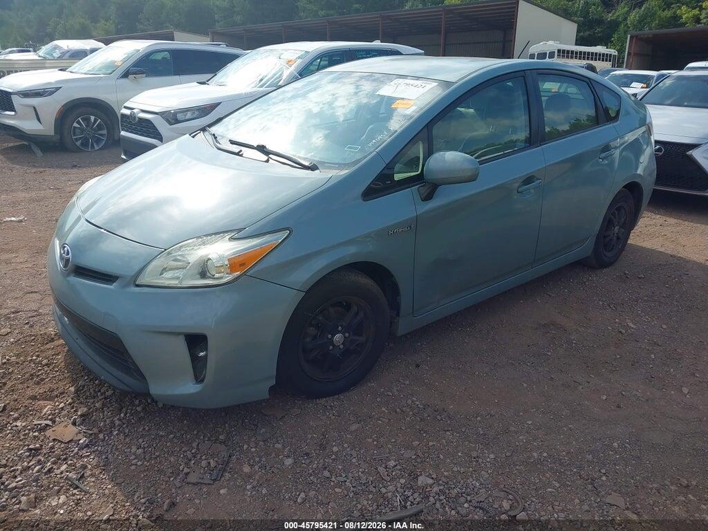 JTDKN3DU6C1490452 2012 TOYOTA PRIUS photo no. 2