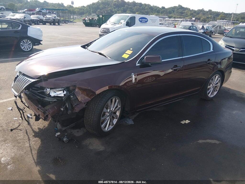 1LNHL9FTXCG800022 2012 LINCOLN MKS photo no. 2