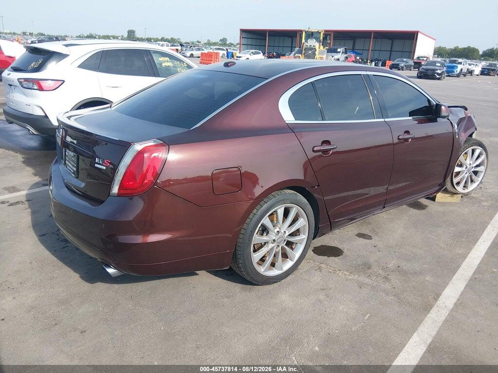 1LNHL9FTXCG800022 2012 LINCOLN MKS photo no. 4