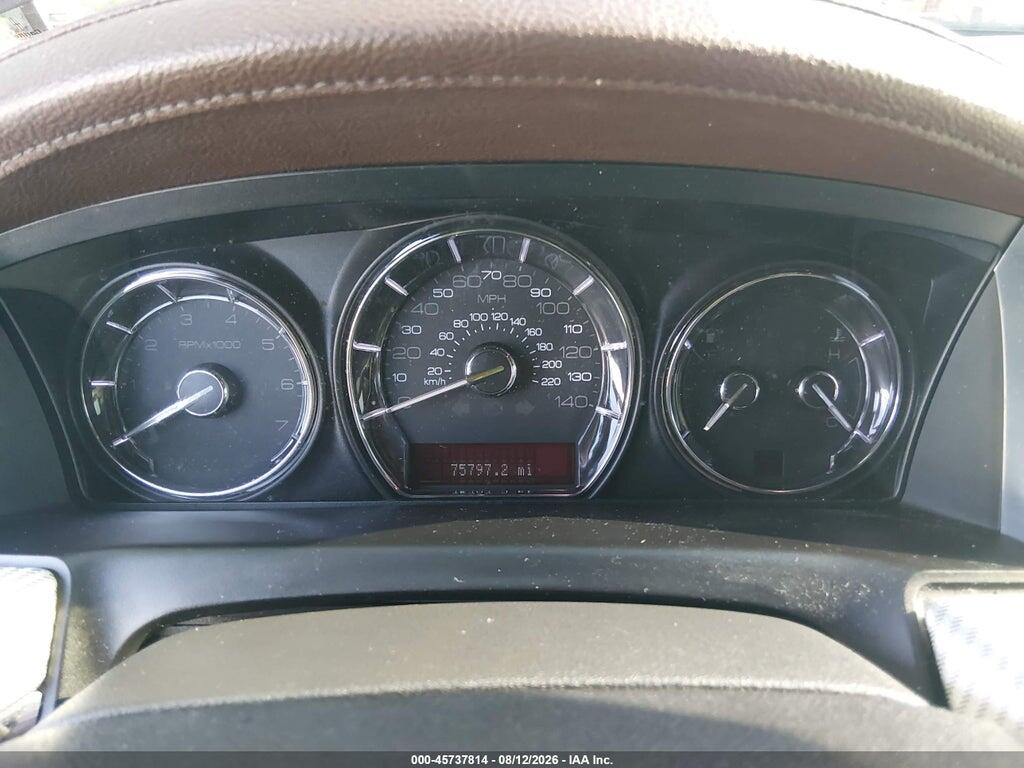 1LNHL9FTXCG800022 2012 LINCOLN MKS photo no. 7