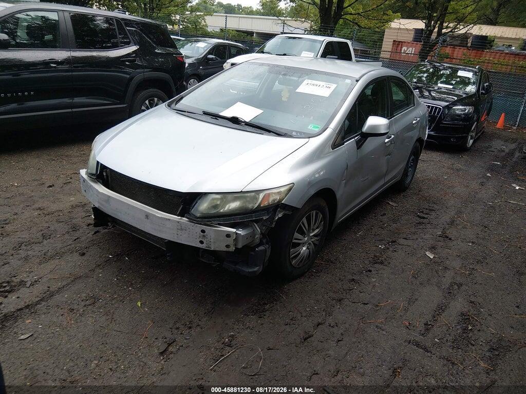 2HGFB2F57DH585911 2013 HONDA CIVIC photo no. 2