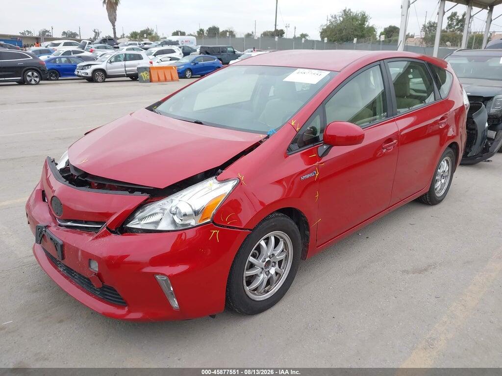 JTDZN3EUXD3194207 2013 TOYOTA PRIUS V photo no. 2