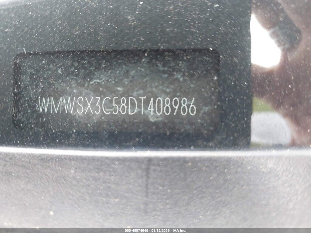 WMWSX3C58DT408986 2013 MINI COUPE photo no. 9