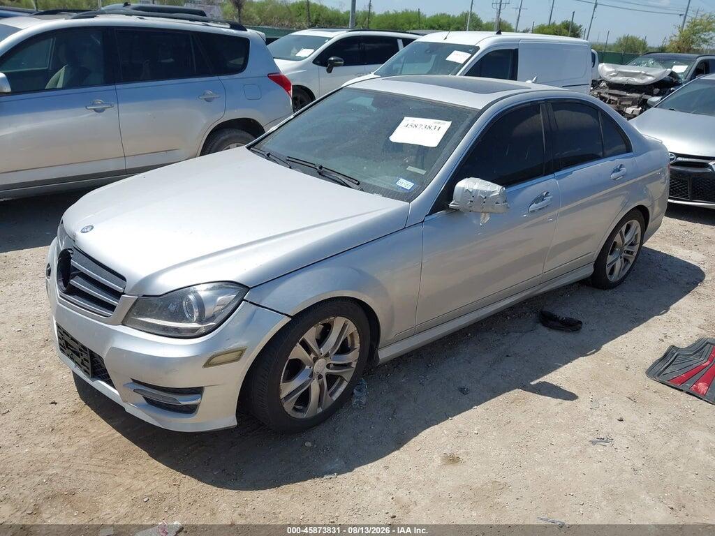 WDDGF8ABXDA755447 2013 MERCEDES-BENZ C 300 photo no. 2