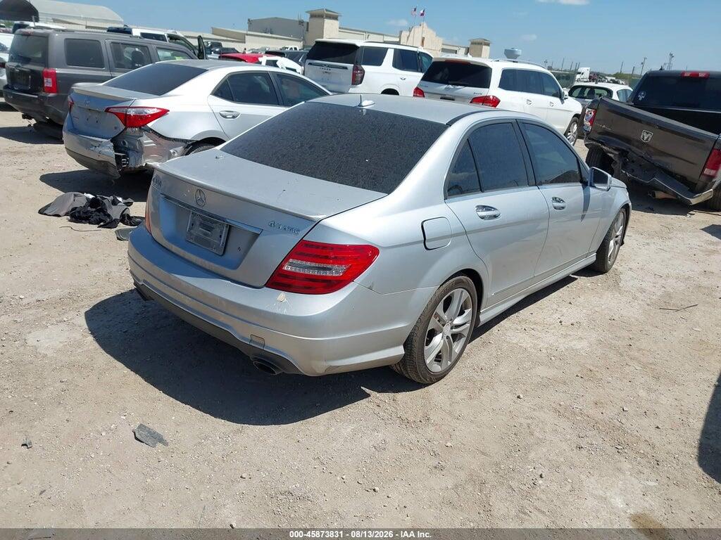 WDDGF8ABXDA755447 2013 MERCEDES-BENZ C 300 photo no. 4