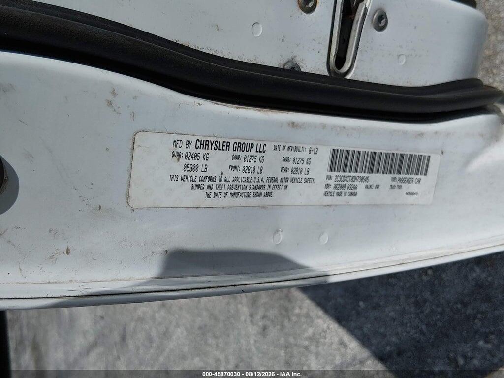2C3CDXCT0DH730545 2013 DODGE CHARGER photo no. 9