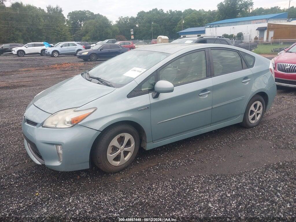 JTDKN3DU9D5580785 2013 TOYOTA PRIUS photo no. 2