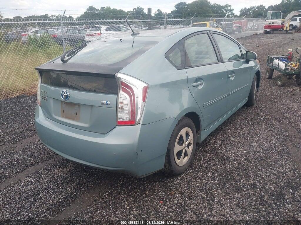 JTDKN3DU9D5580785 2013 TOYOTA PRIUS photo no. 4