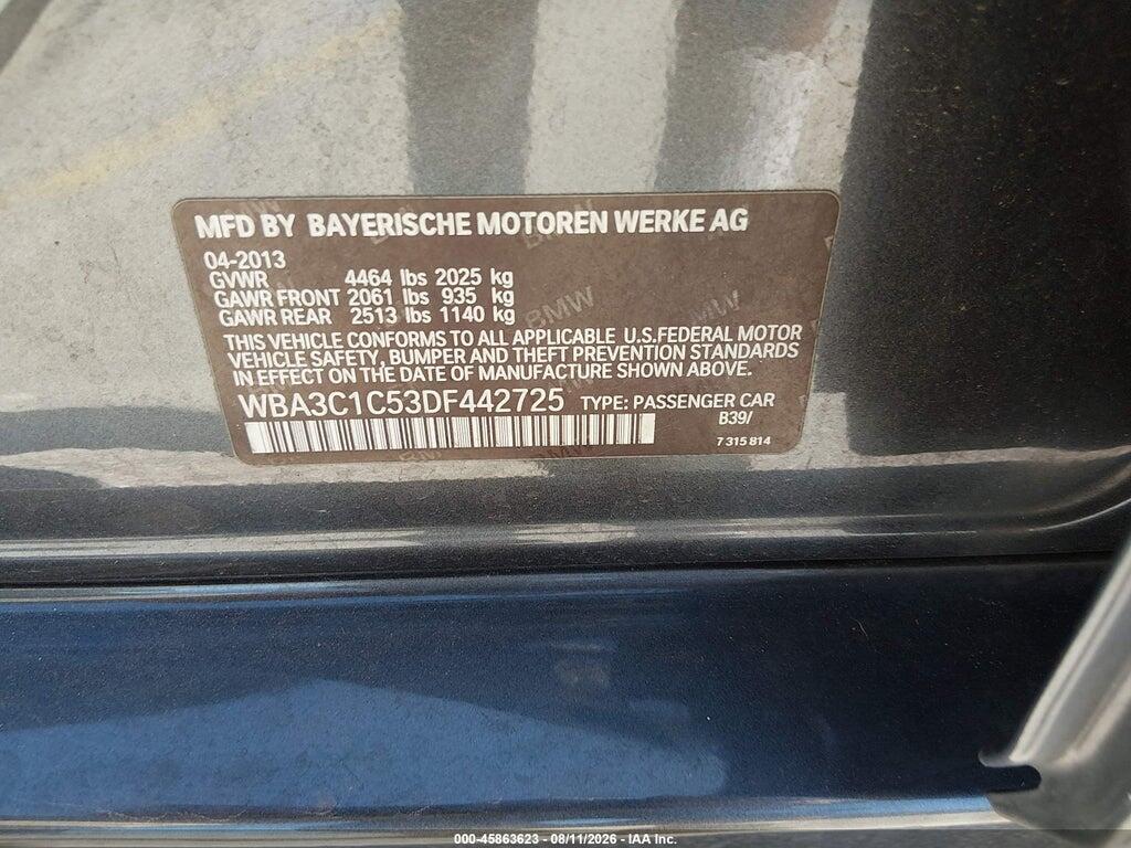 WBA3C1C53DF442725 2013 BMW 328I photo no. 9
