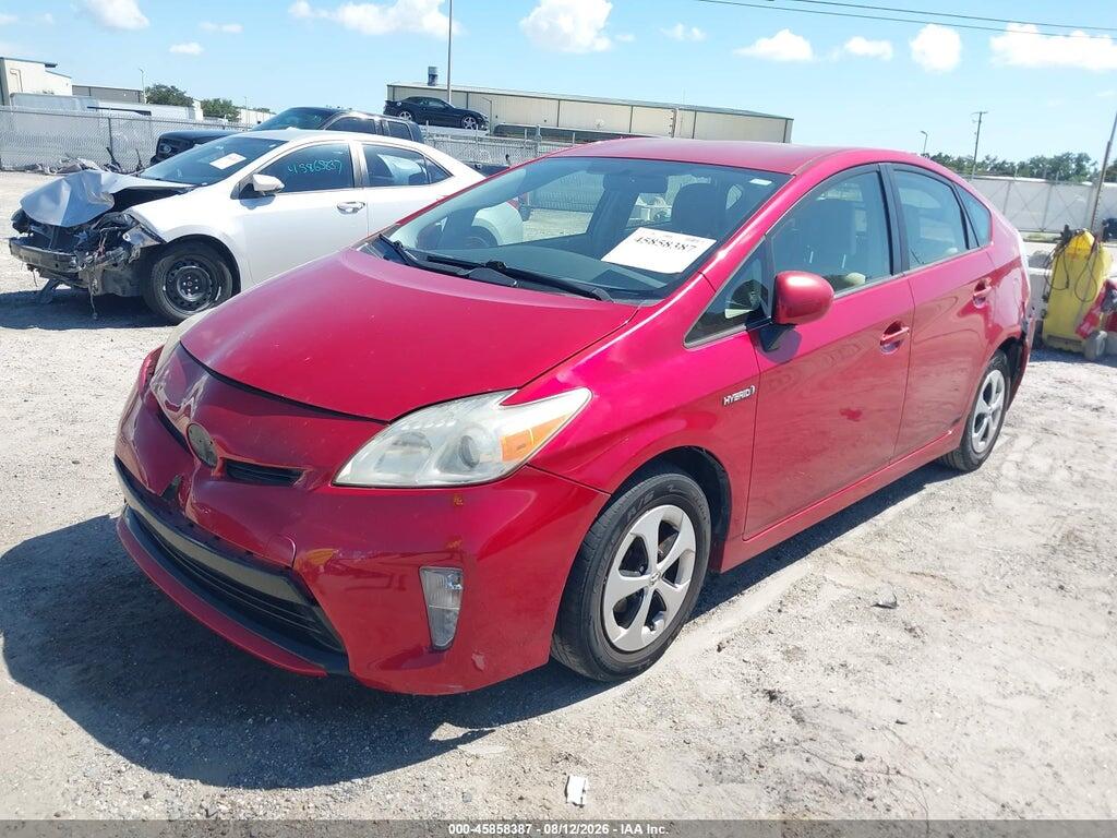 JTDKN3DU1D0350963 2013 TOYOTA PRIUS photo no. 2