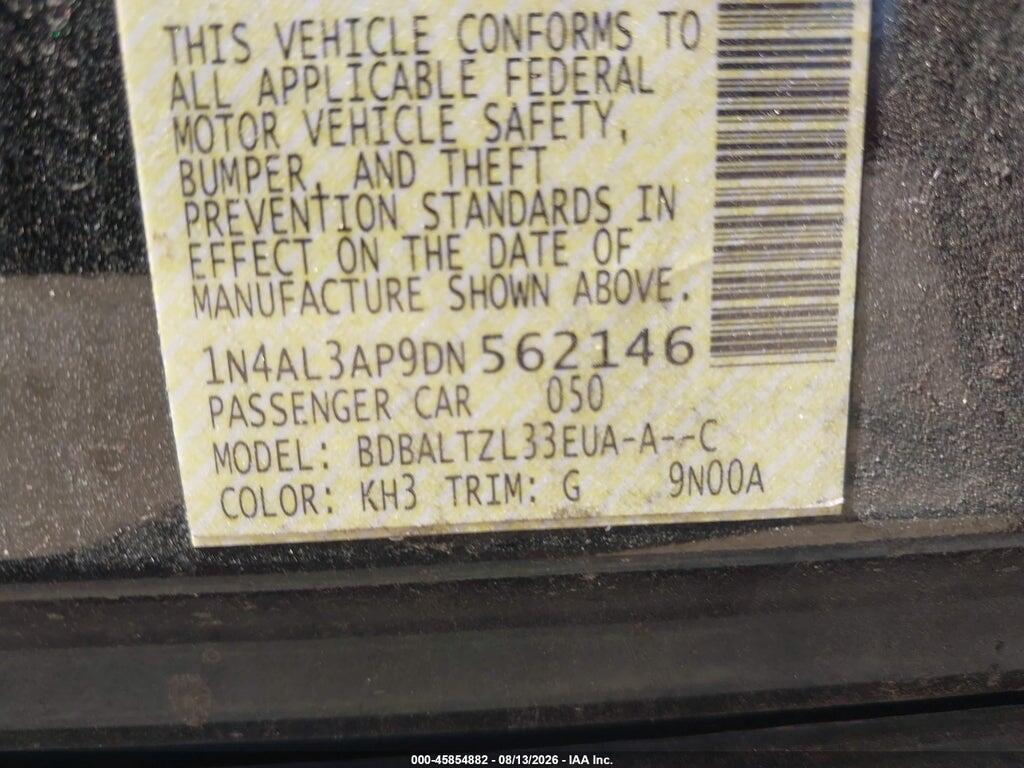 1N4AL3AP9DN562146 2013 NISSAN ALTIMA photo no. 9