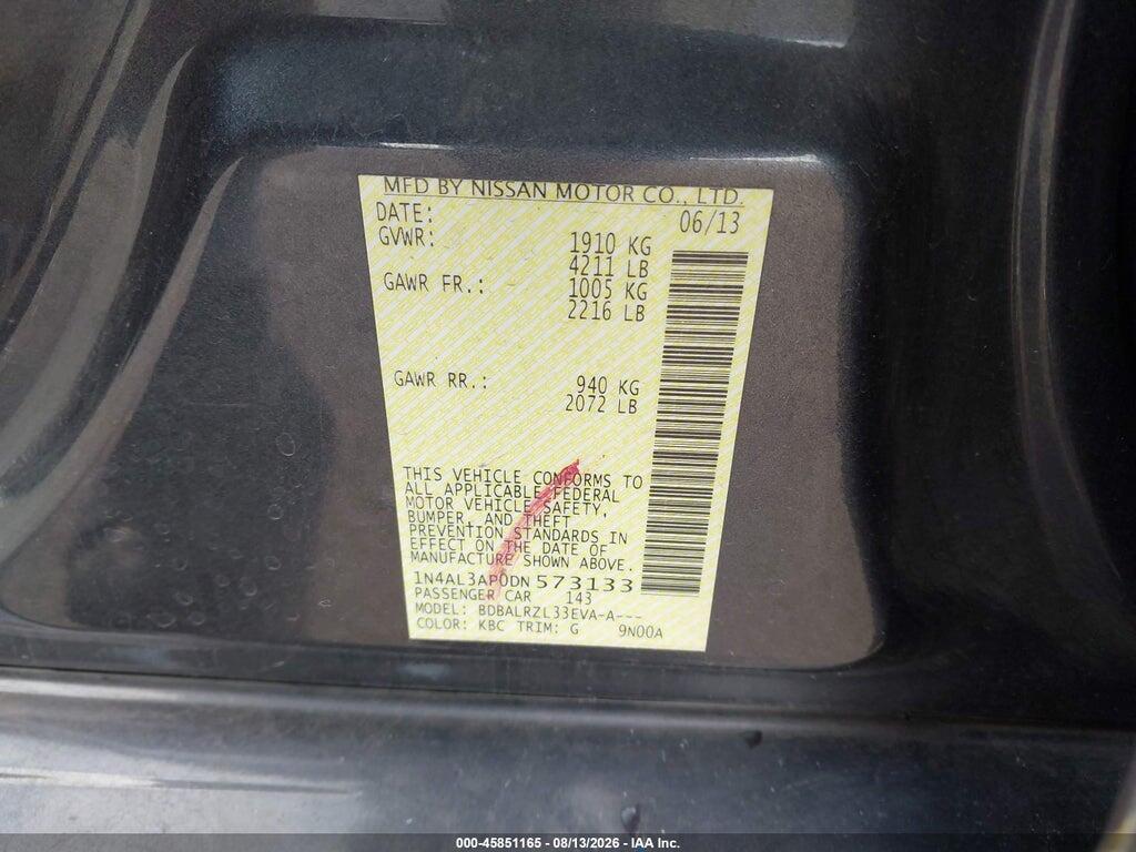 1N4AL3AP0DN573133 2013 NISSAN ALTIMA photo no. 9
