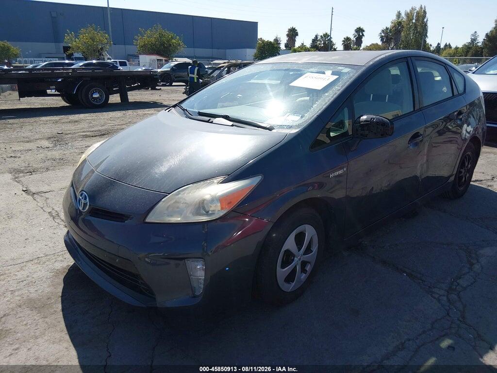 JTDKN3DU3D1724273 2013 TOYOTA PRIUS photo no. 2