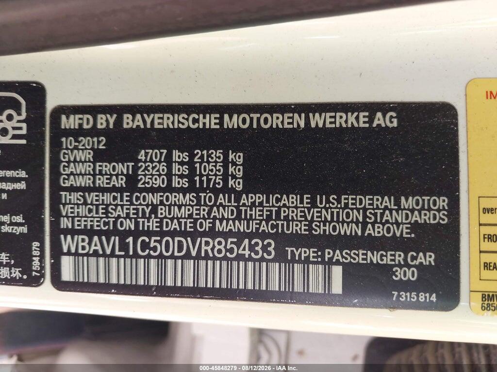 WBAVL1C50DVR85433 2013 BMW X1 photo no. 9
