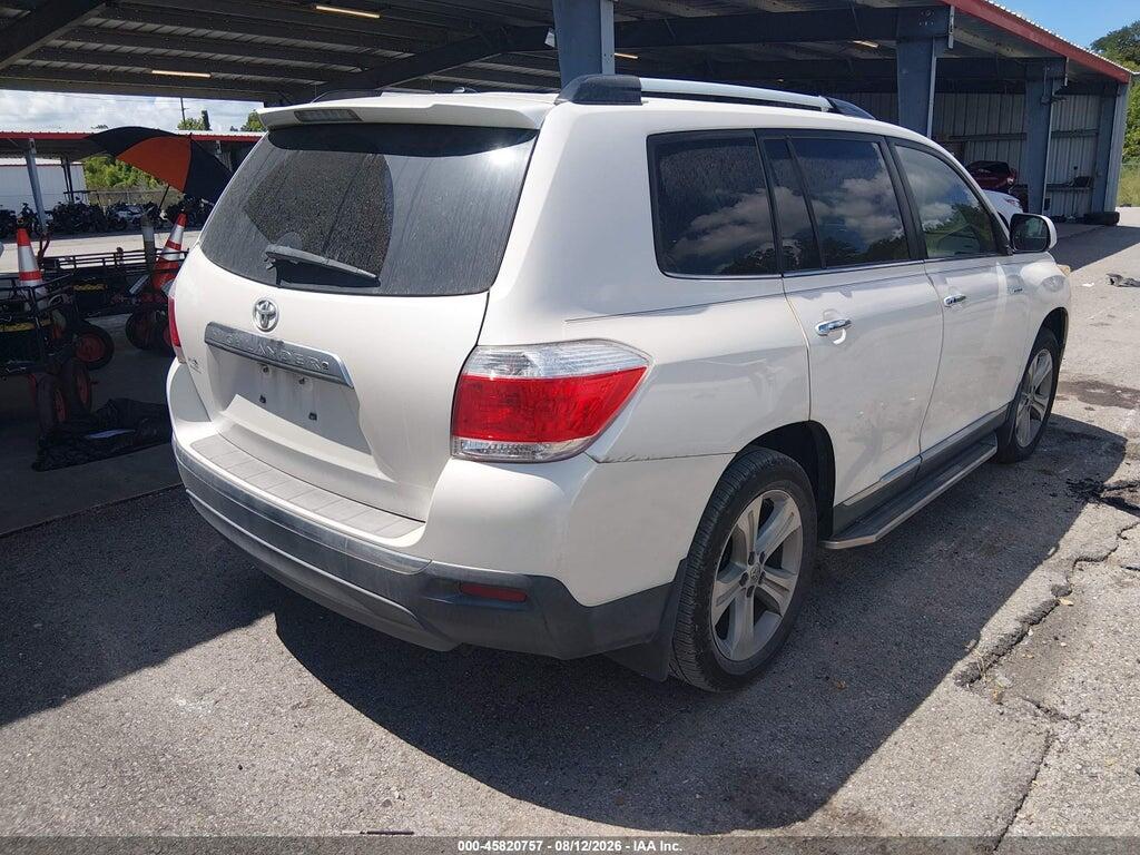 5TDYK3EH2DS118292 2013 TOYOTA HIGHLANDER photo no. 4