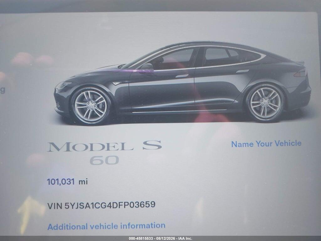 5YJSA1CG4DFP03659 2013 TESLA MODEL S photo no. 7