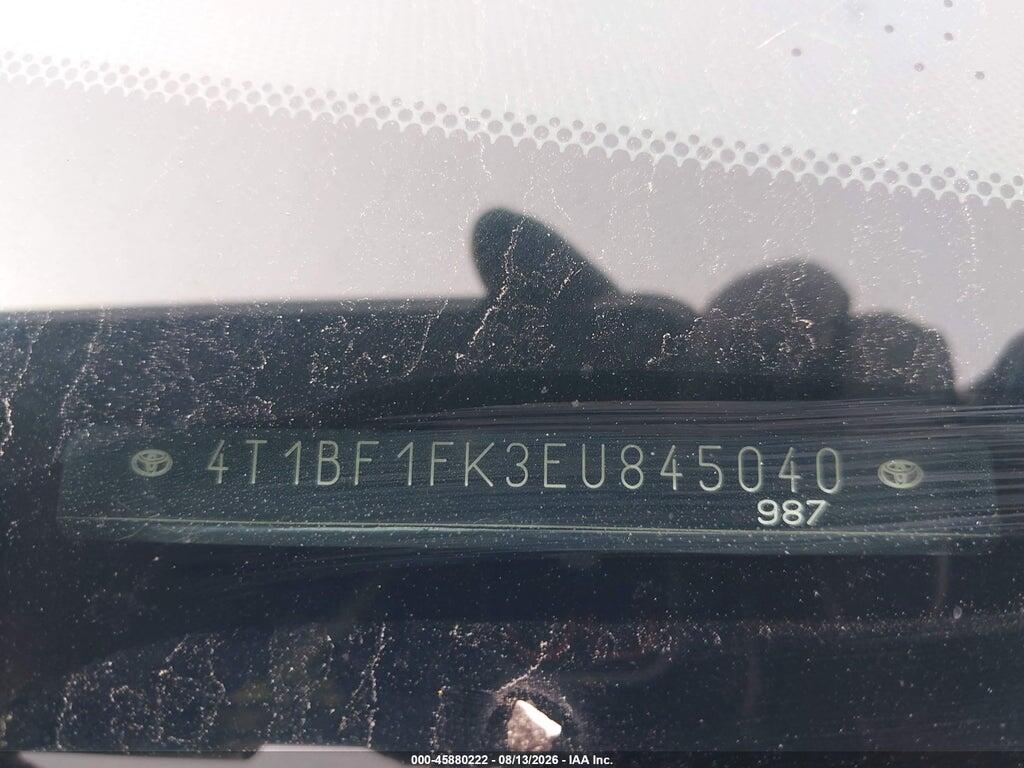 4T1BF1FK3EU845040 2014 TOYOTA CAMRY photo no. 9