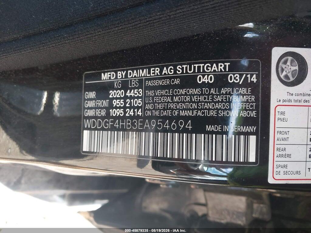 WDDGF4HB3EA954694 2014 MERCEDES-BENZ C 250 photo no. 9