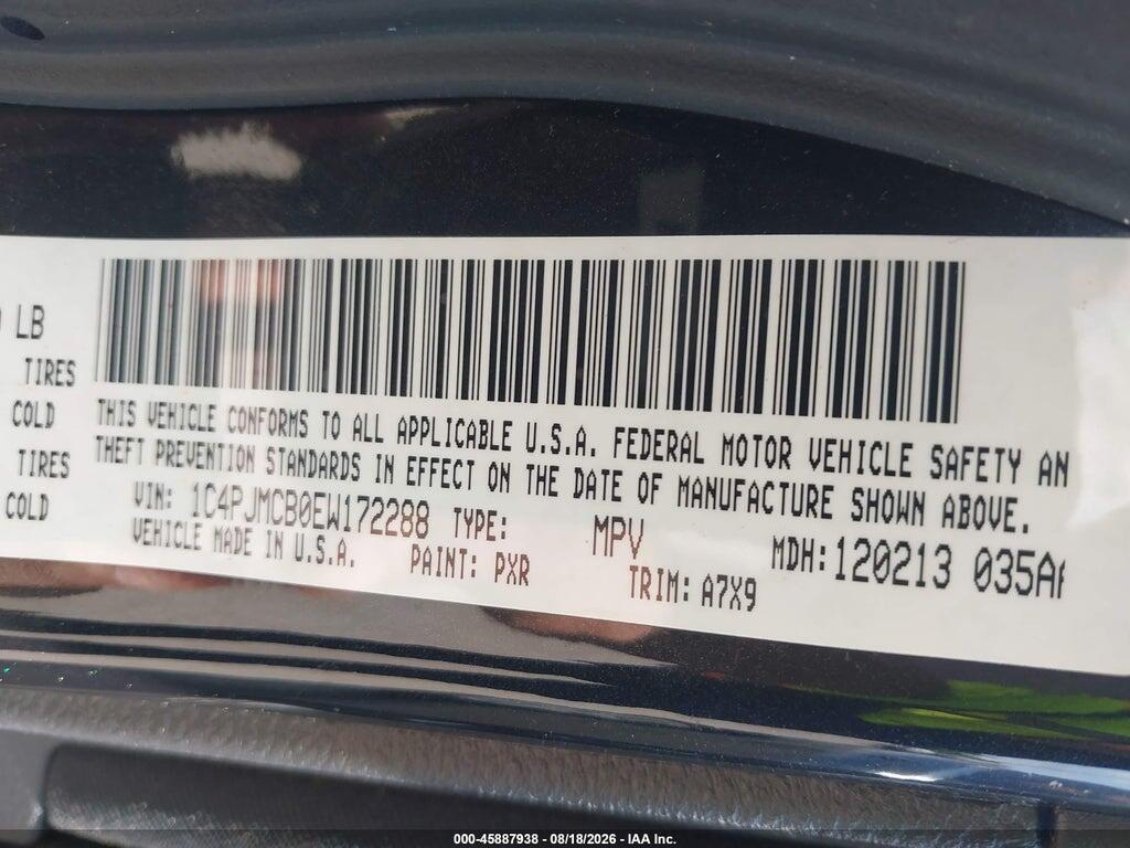 1C4PJMCB0EW172288 2014 JEEP CHEROKEE photo no. 9