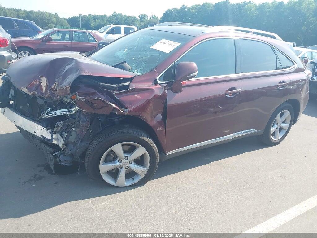 2T2ZK1BA8EC144823 2014 LEXUS RX 350 photo no. 2