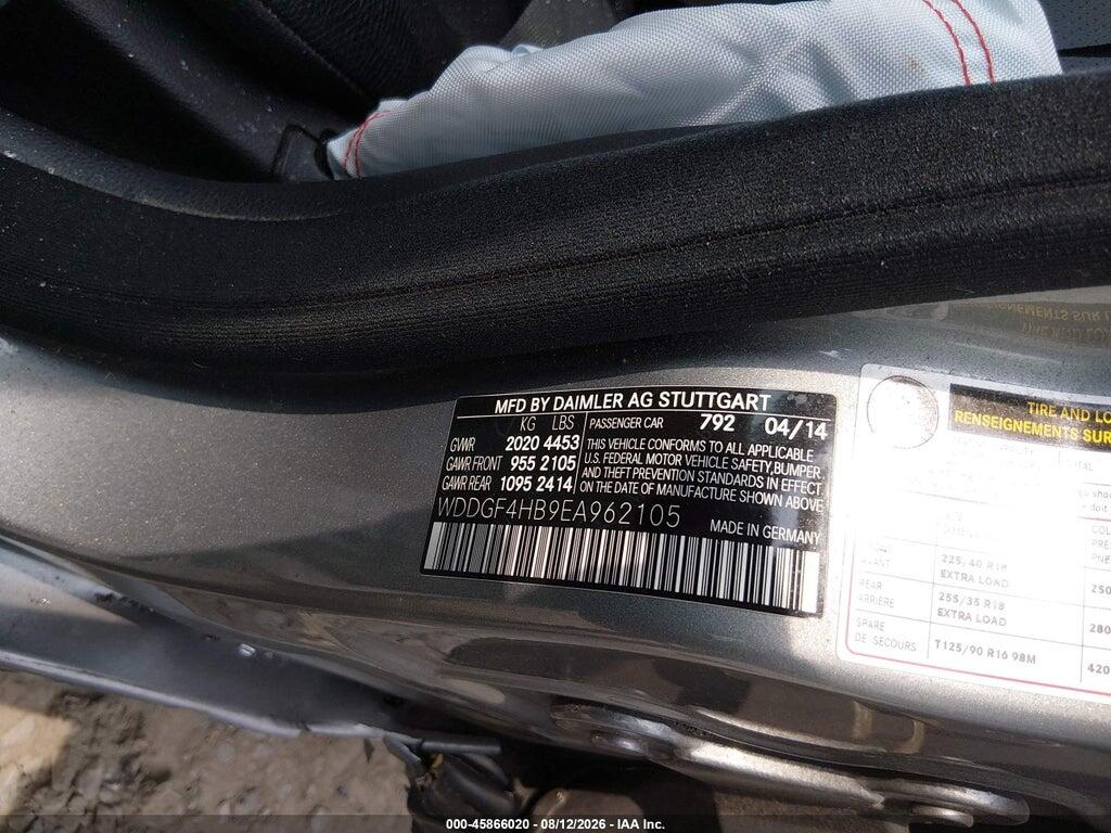 WDDGF4HB9EA962105 2014 MERCEDES-BENZ C 250 photo no. 9