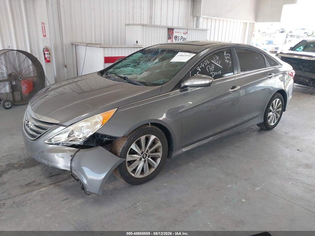 5NPEC4AB5EH866436 2014 HYUNDAI SONATA photo no. 2
