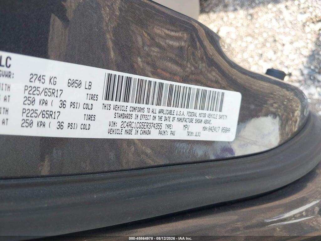 2C4RC1CG5ER374355 2014 CHRYSLER TOWN & COUNTRY photo no. 9