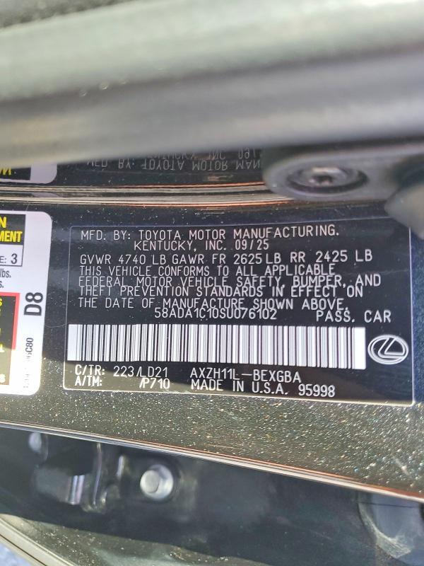 2025 LEXUS ES 300H BASE — Фото 12 из 12