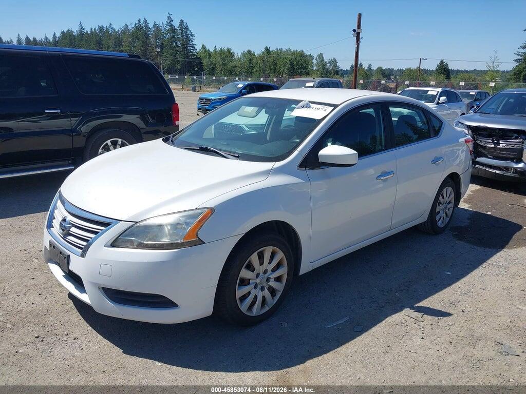 3N1AB7AP1EL630612 2014 NISSAN SENTRA photo no. 2
