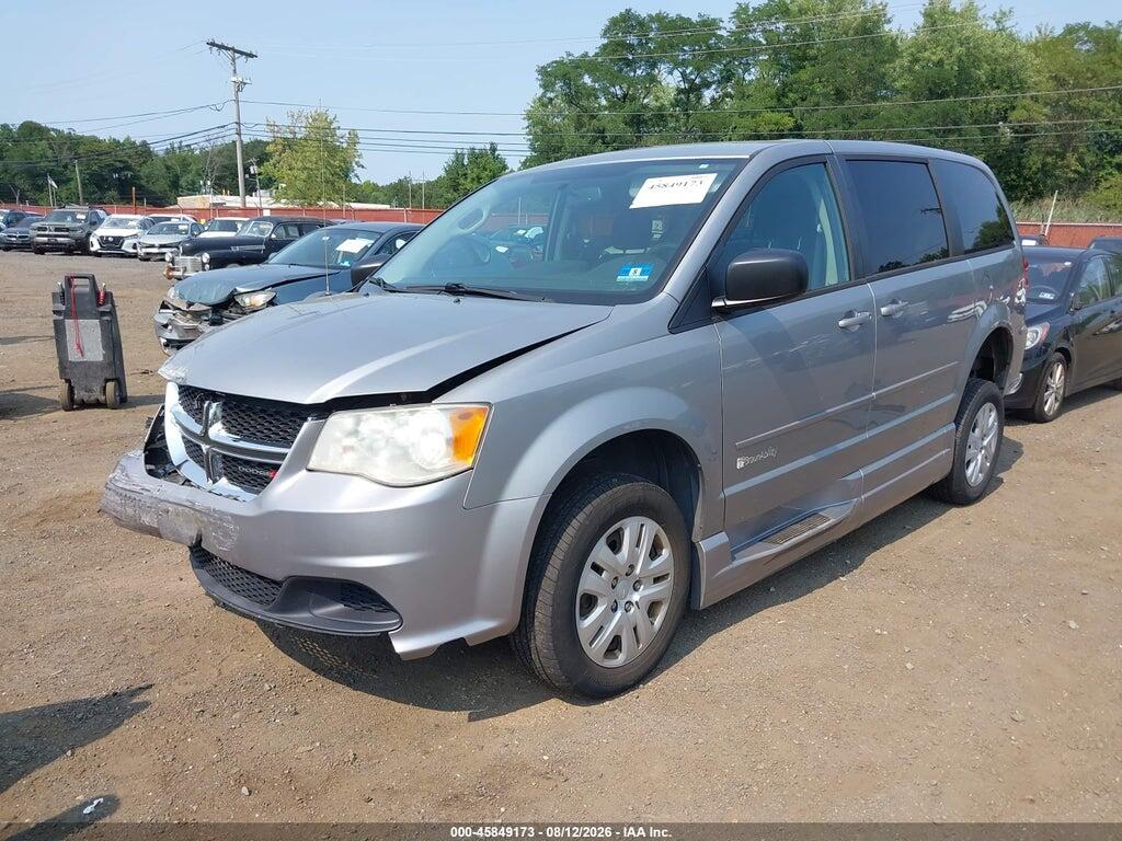 2C4RDGBG7ER340757 2014 DODGE GRAND CARAVAN photo no. 2
