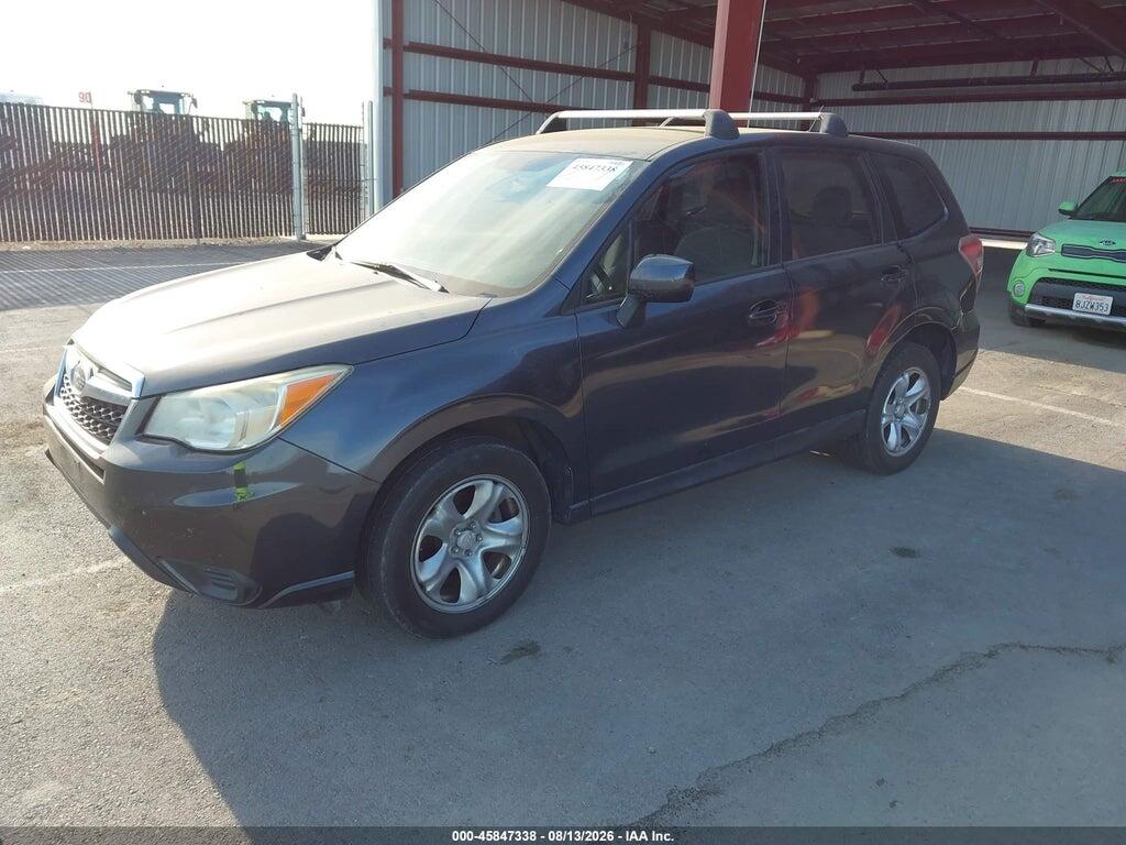JF2SJAAC0EH445465 2014 SUBARU FORESTER photo no. 2