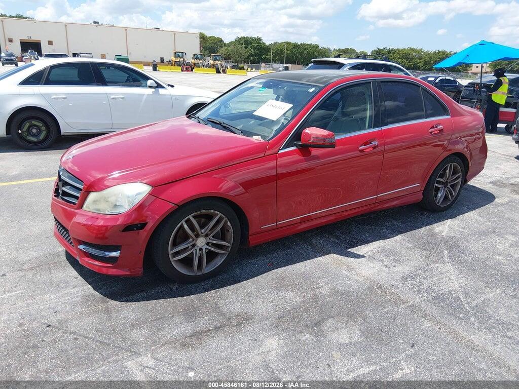 WDDGF4HB8EG210215 2014 MERCEDES-BENZ C 250 photo no. 2