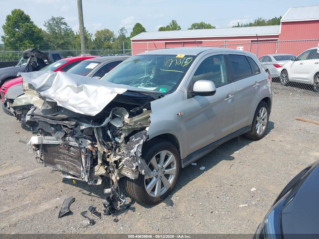 4A4AR3AU1EE023500 2014 MITSUBISHI OUTLANDER SPORT photo no. 2