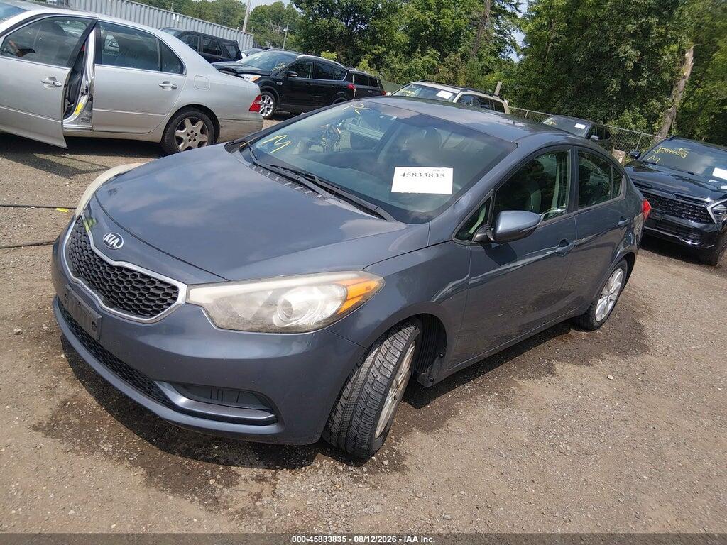 KNAFX4A69E5147182 2014 KIA FORTE photo no. 2