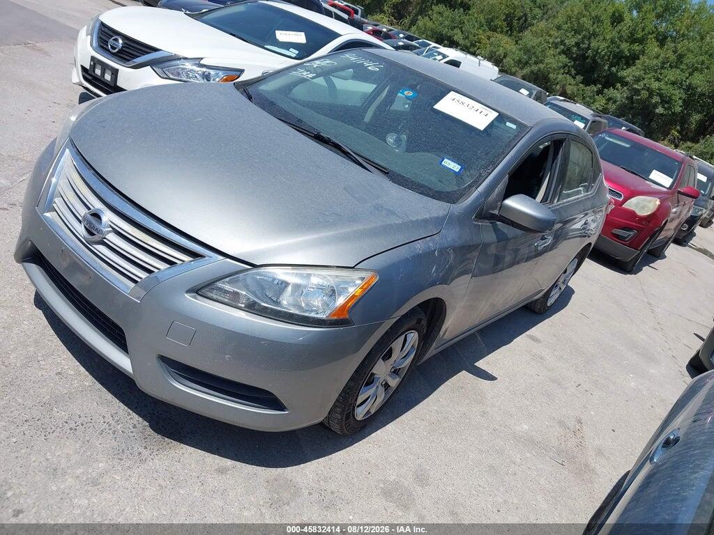 3N1AB7AP6EY341146 2014 NISSAN SENTRA photo no. 2