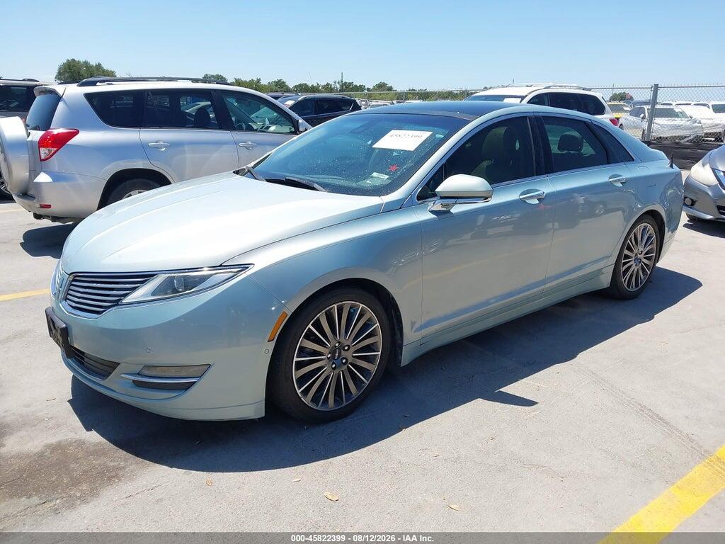 3LN6L2LU8ER807302 2014 LINCOLN MKZ HYBRID photo no. 2