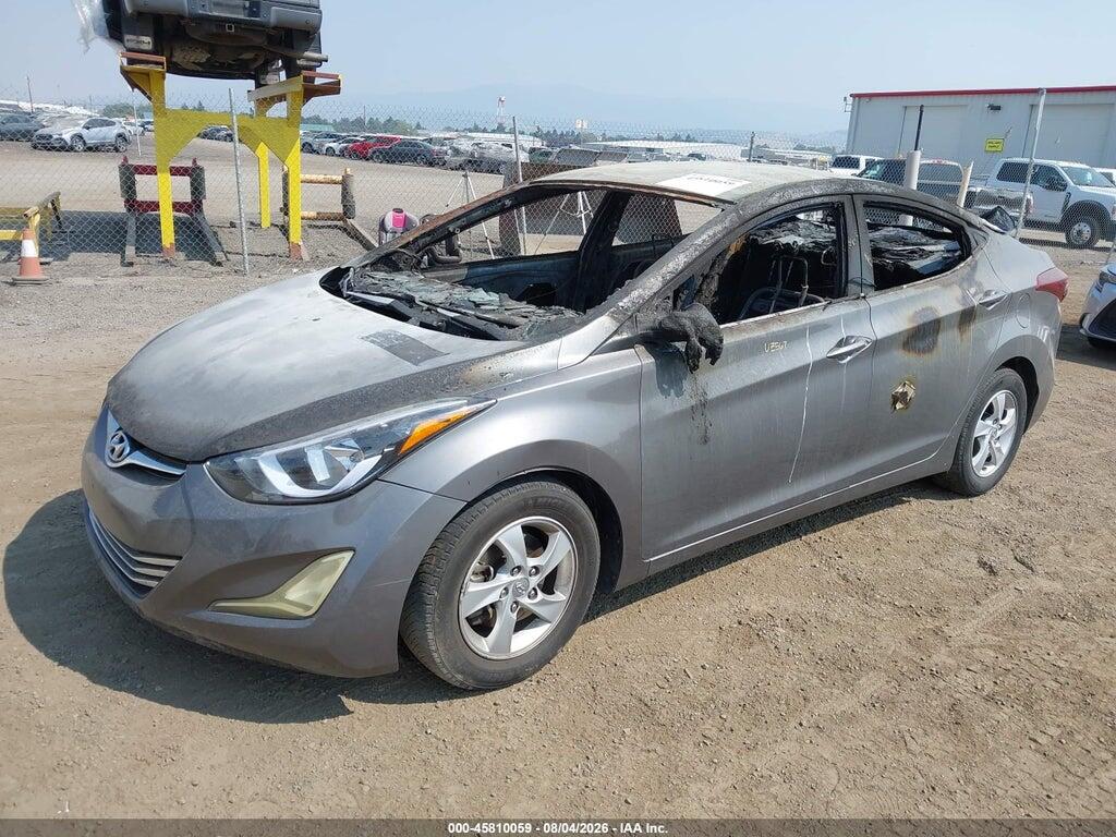5NPDH4AE3EH505553 2014 HYUNDAI ELANTRA photo no. 2
