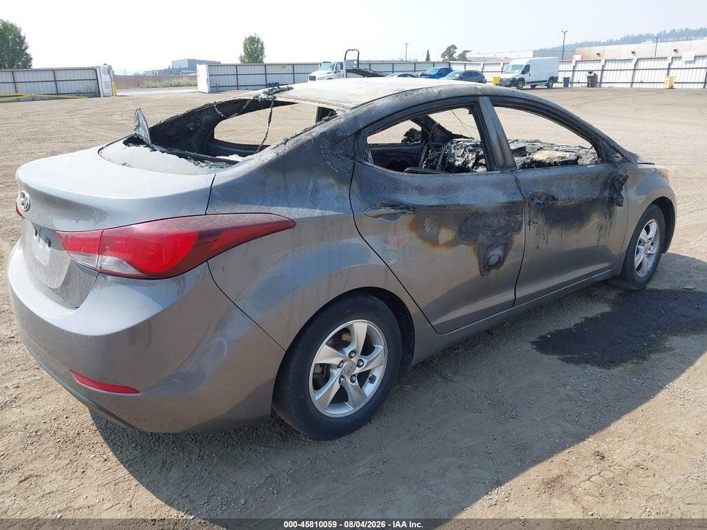 5NPDH4AE3EH505553 2014 HYUNDAI ELANTRA photo no. 4