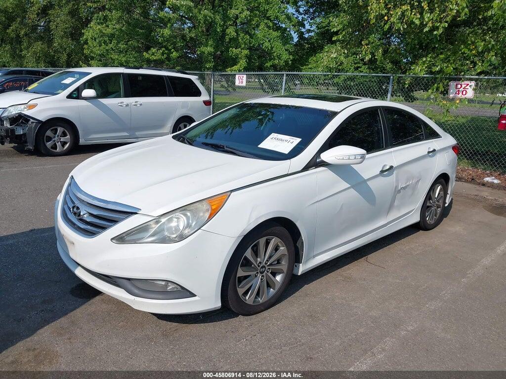 5NPEC4AB9EH878735 2014 HYUNDAI SONATA photo no. 2