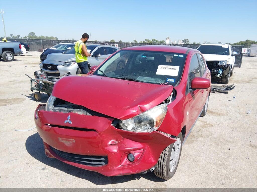 ML32A3HJ0FH054514 2015 MITSUBISHI MIRAGE photo no. 2