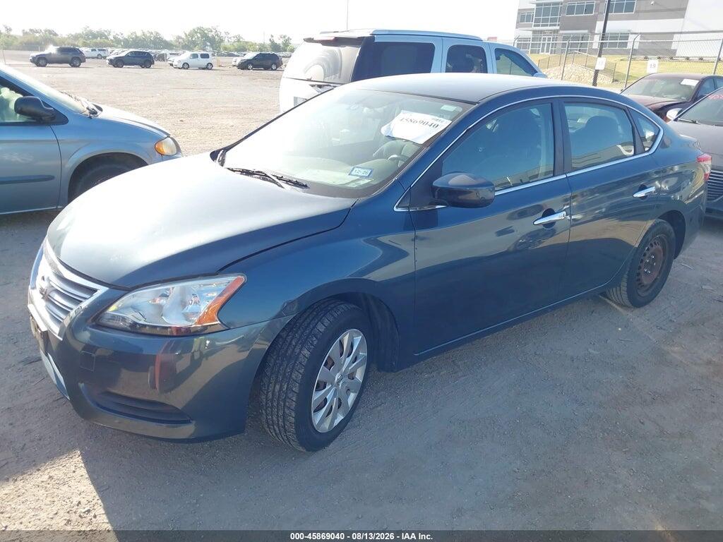 3N1AB7AP0FL677874 2015 NISSAN SENTRA photo no. 2