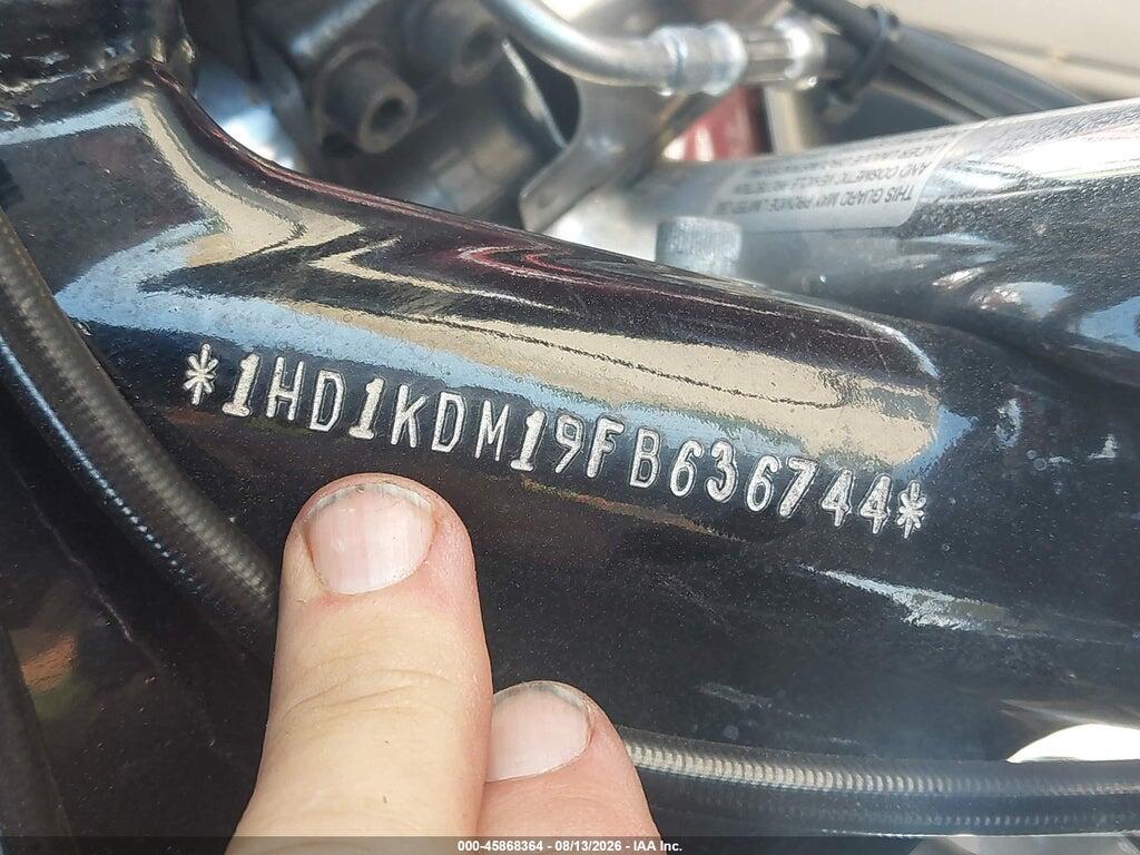 1HD1KDM19FB636744 2015 HARLEY-DAVIDSON FLHTCUL photo no. 10