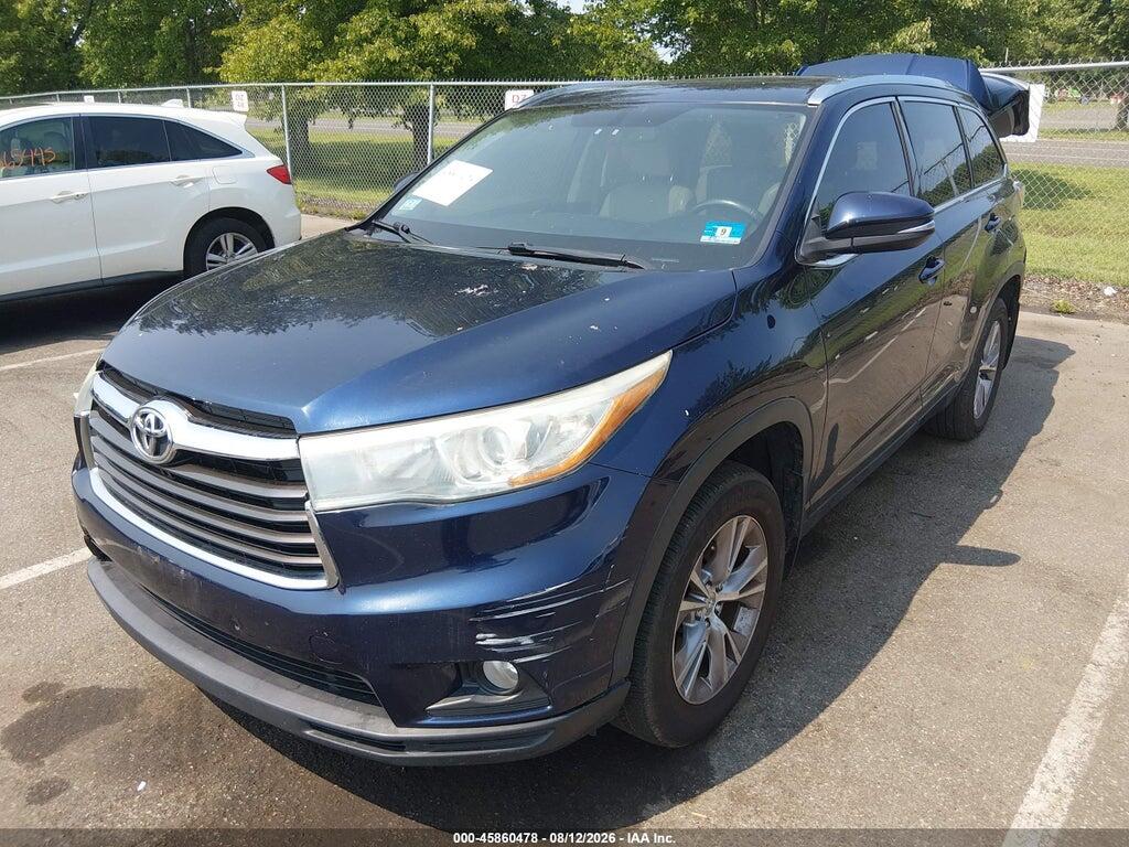 5TDJKRFH3FS126102 2015 TOYOTA HIGHLANDER photo no. 2