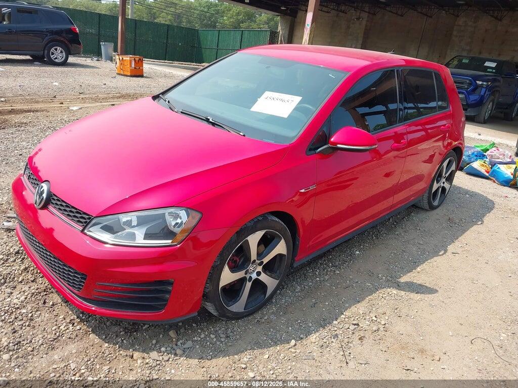 3VW4T7AU1FM027133 2015 VOLKSWAGEN GOLF GTI photo no. 2