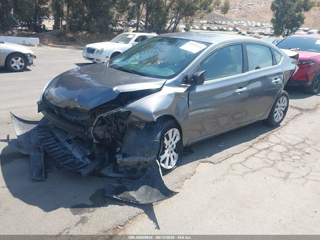3N1AB7AP7FL661350 2015 NISSAN SENTRA photo no. 2
