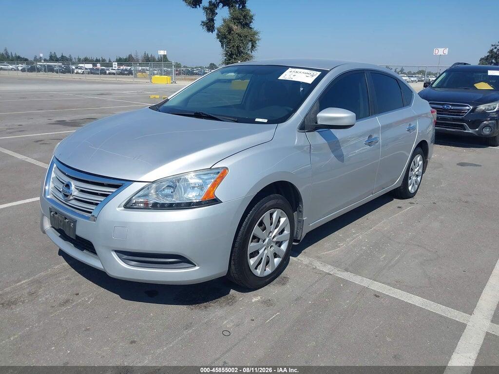 3N1AB7AP1FL673901 2015 NISSAN SENTRA photo no. 2