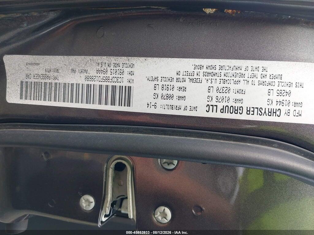 1C3CDFBB5FD128680 2015 DODGE DART photo no. 9